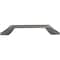 Jeffrey Alexander 128 mm Center-to-Center Brushed Pewter Square Royce Cabinet Pull 798-128BNBDL - alternate 3
